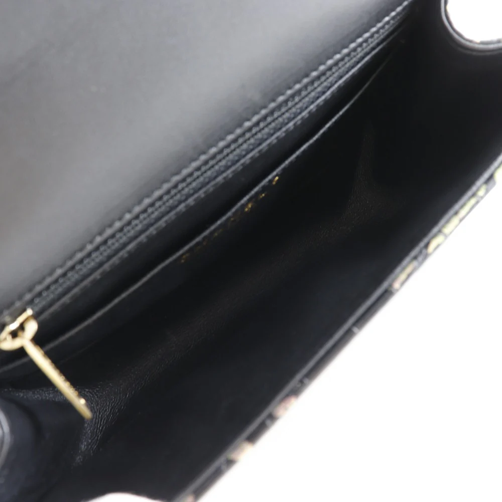 Chanel 2.55 Graffiti Embossed Leather Shoulder Bag