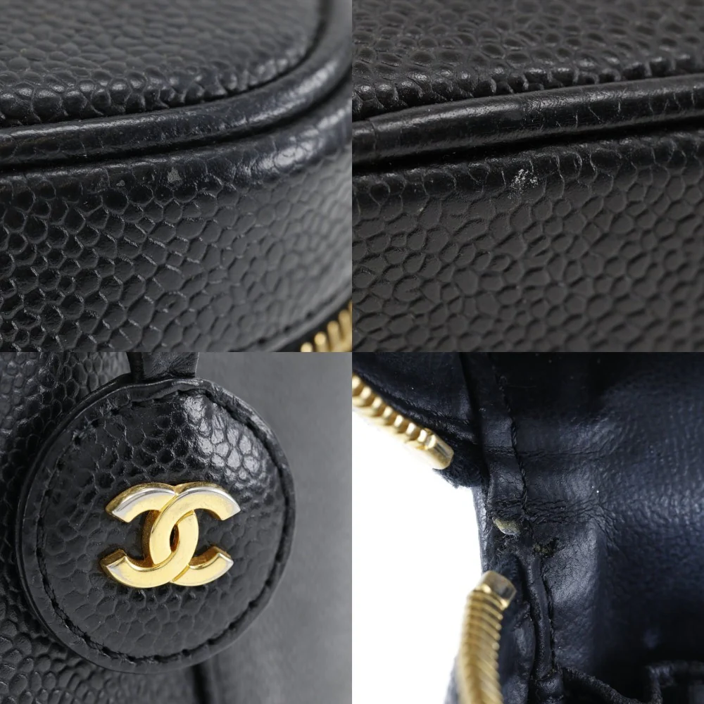 Chanel Caviar Skin Vanity Handbag