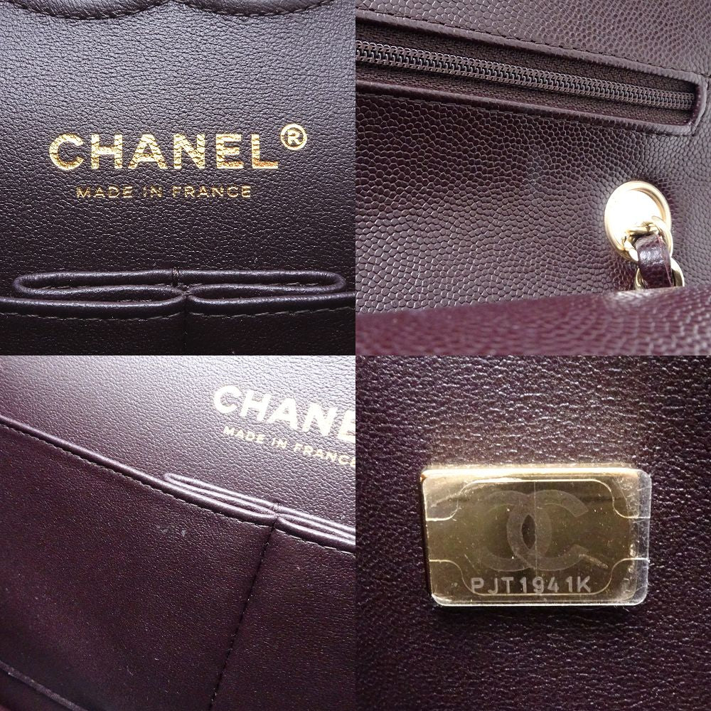 Chanel Caviar Chain Shoulder Bag A01112