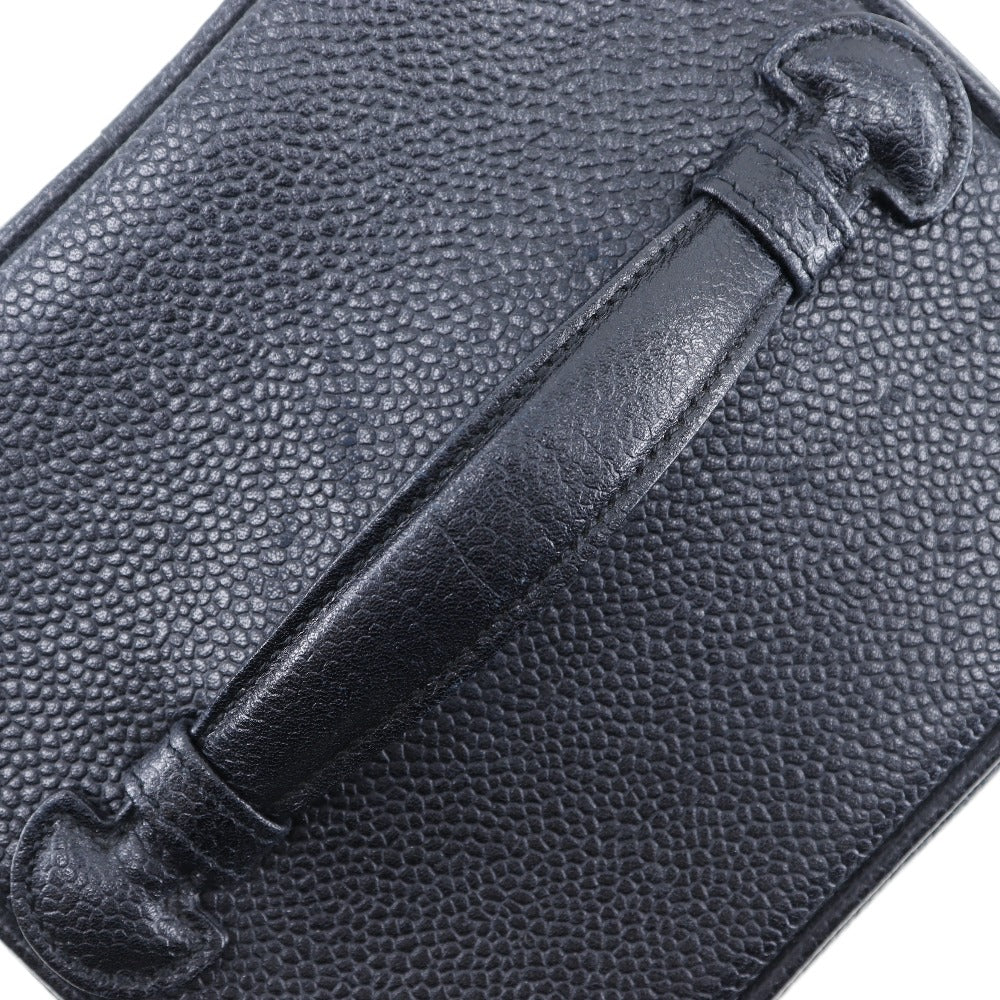 Chanel Caviar Vanity Handbag Black