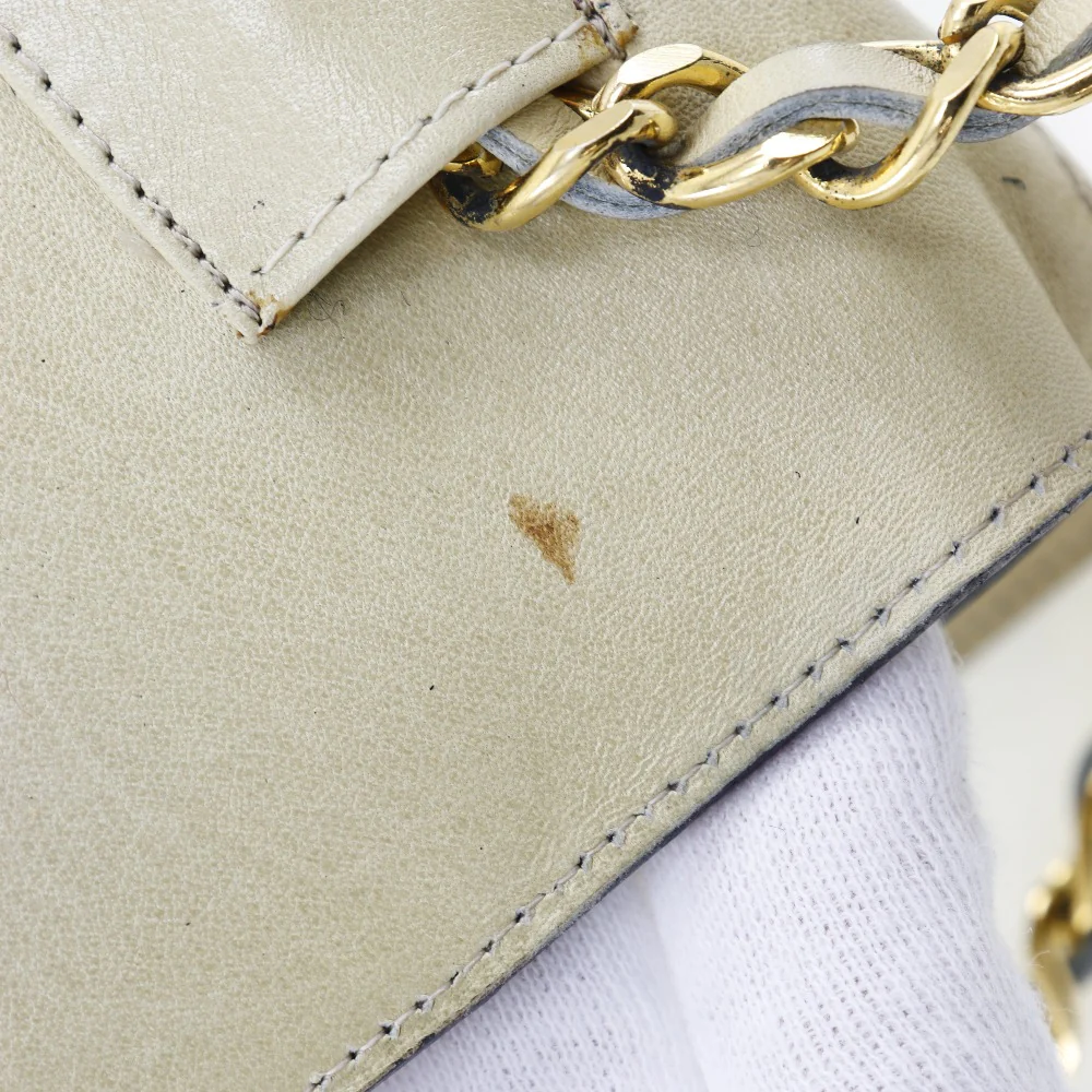 Chanel Chain Shoulder Bag Beige