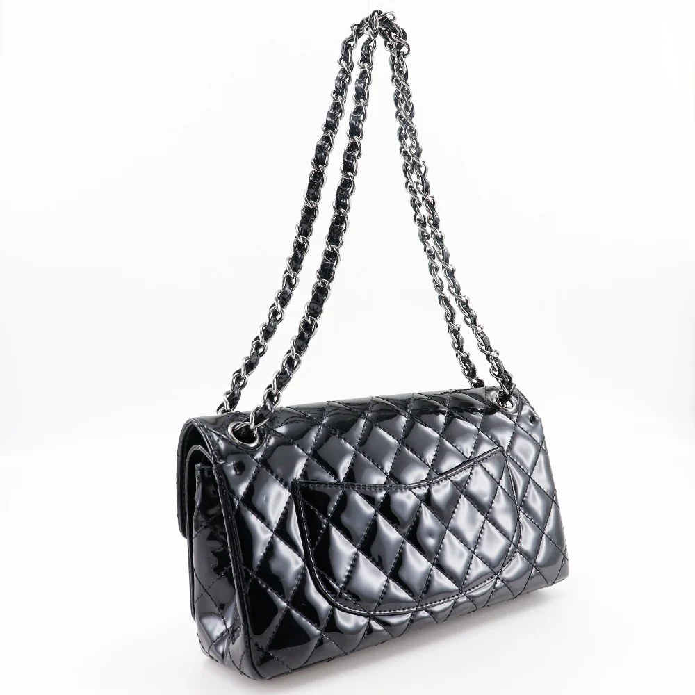 Chanel Patent Leather Chain Shoulder Bag