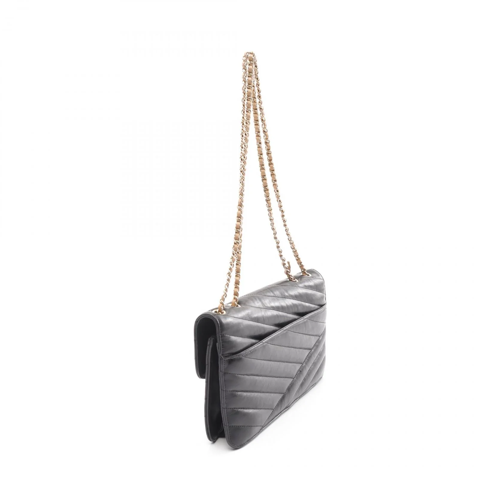 Chanel 2.55 Mademoiselle Shoulder Bag Black