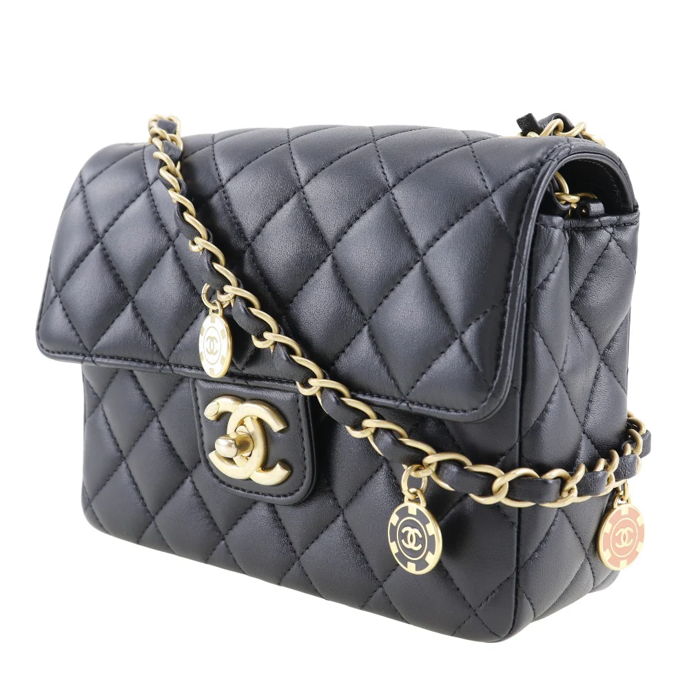 Chanel Matelasse Shoulder Bag Black