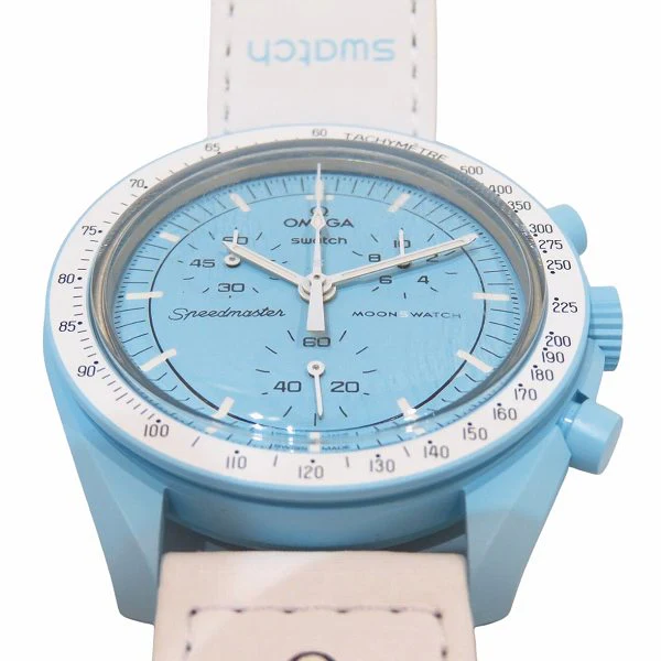 Omega Swatch Moonwatch Mission to Uranus Quartz Watch SO33L100
