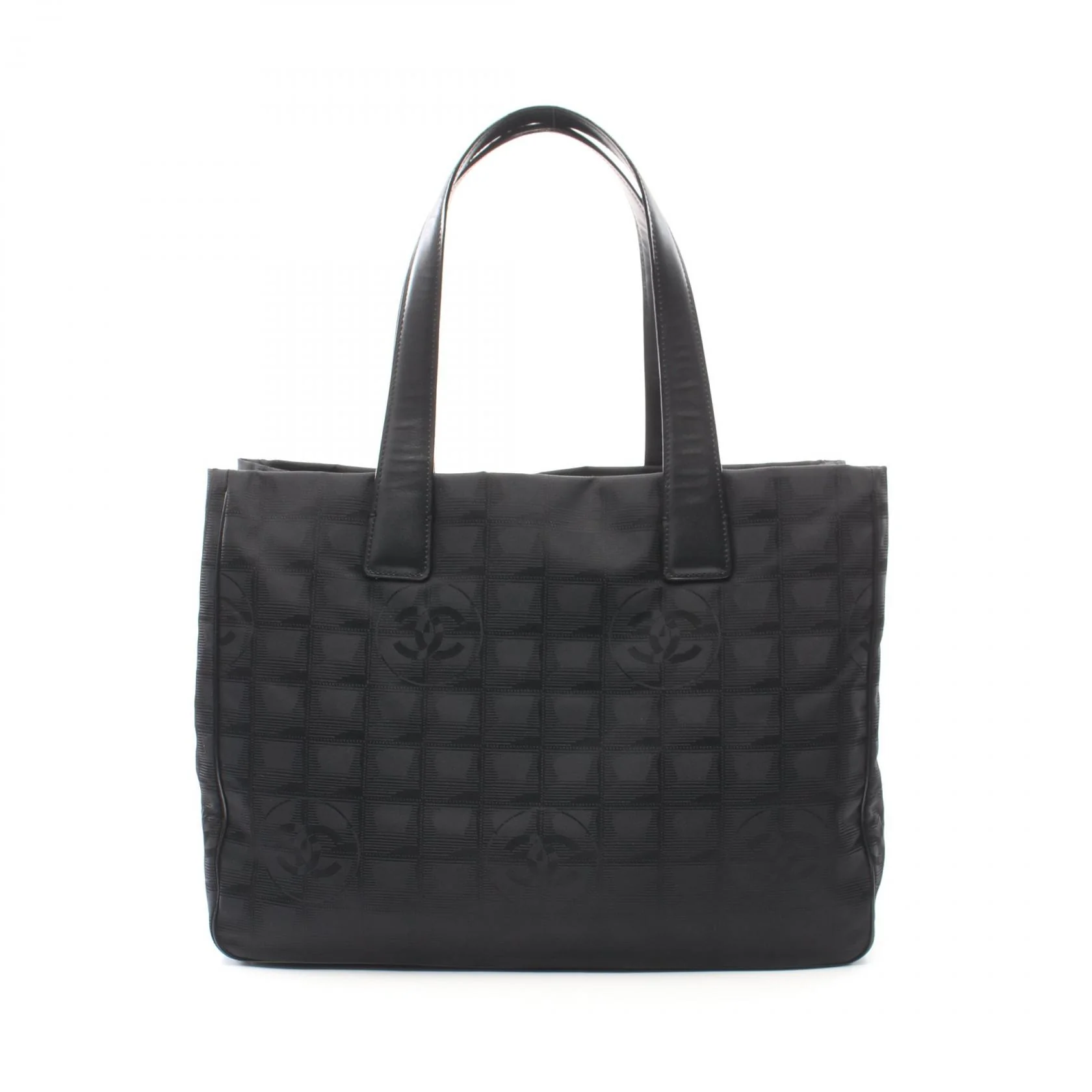 Chanel Nylon Canvas Leather Tote Bag A15991