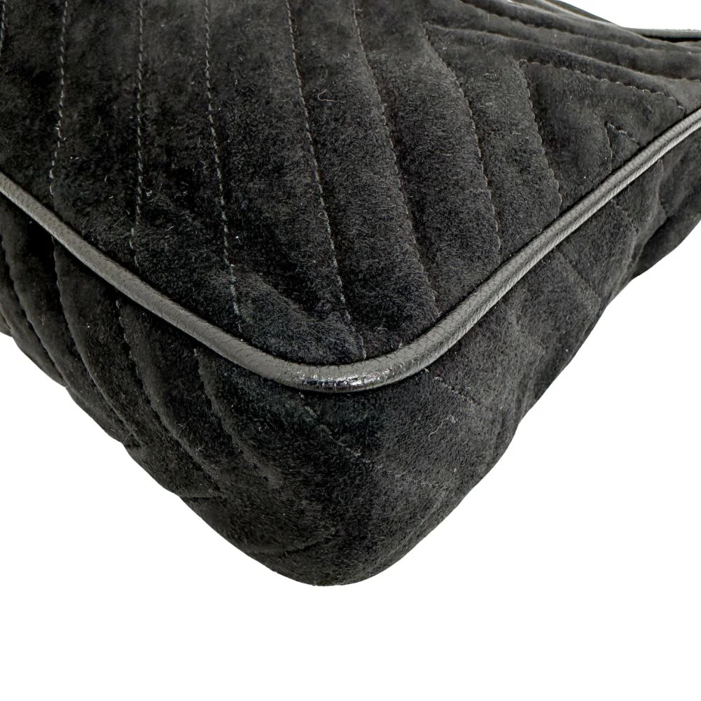 Chanel Suede Chain Shoulder Bag