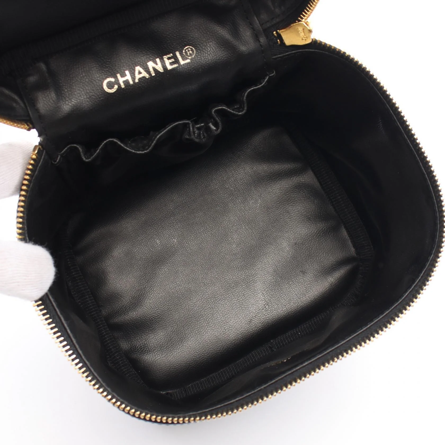 Chanel Caviar Skin Coco Mark Handbag A01998