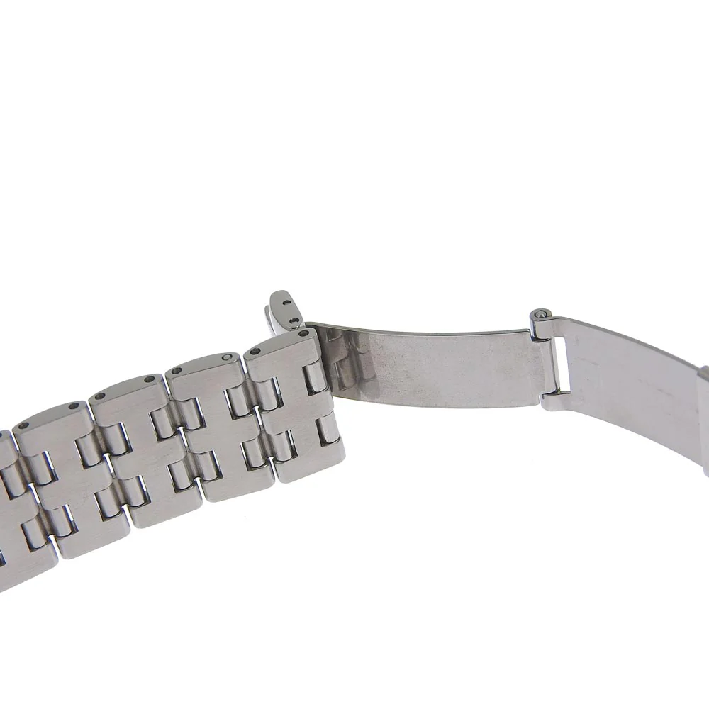 Omega Symbol Pyramid Quartz Watch Stainless Steel 750 YG