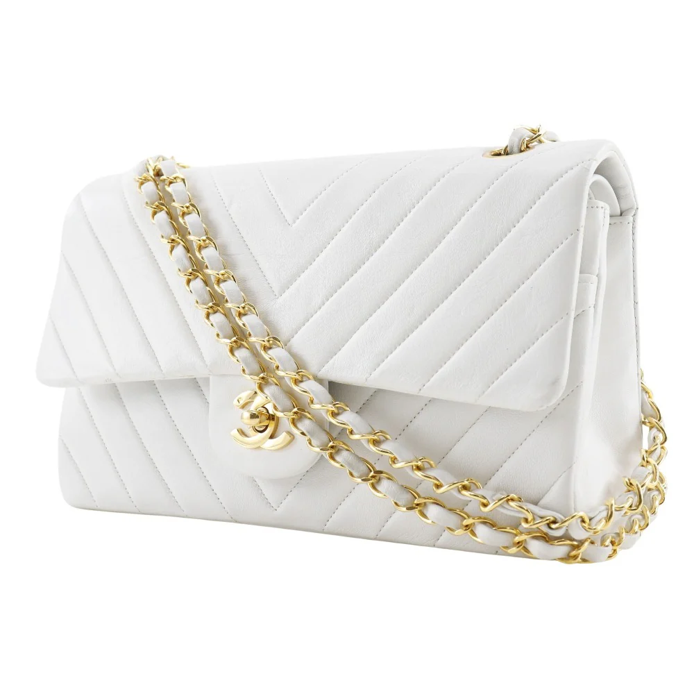 Chanel Lambskin Chain Shoulder Bag Vintage