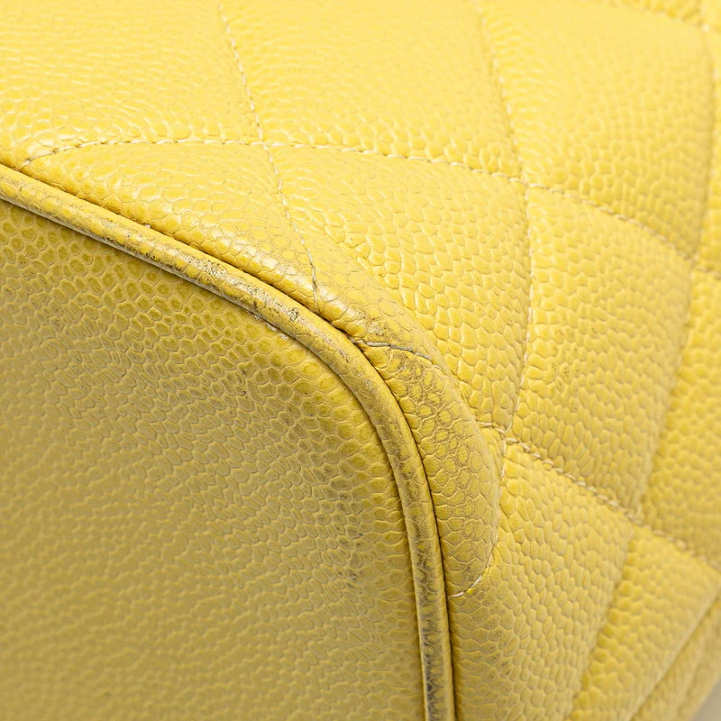 Chanel Caviar Skin Matelasse Tote Bag A01804