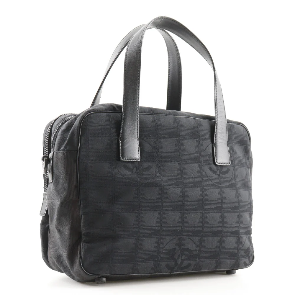 Chanel Nylon Canvas New Travel Line Handbag A15973