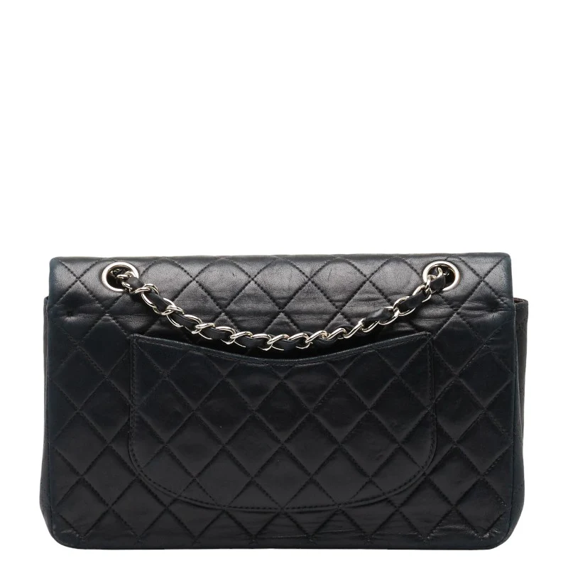 Chanel Matelasse 25 Double Flap Leather Shoulder Bag