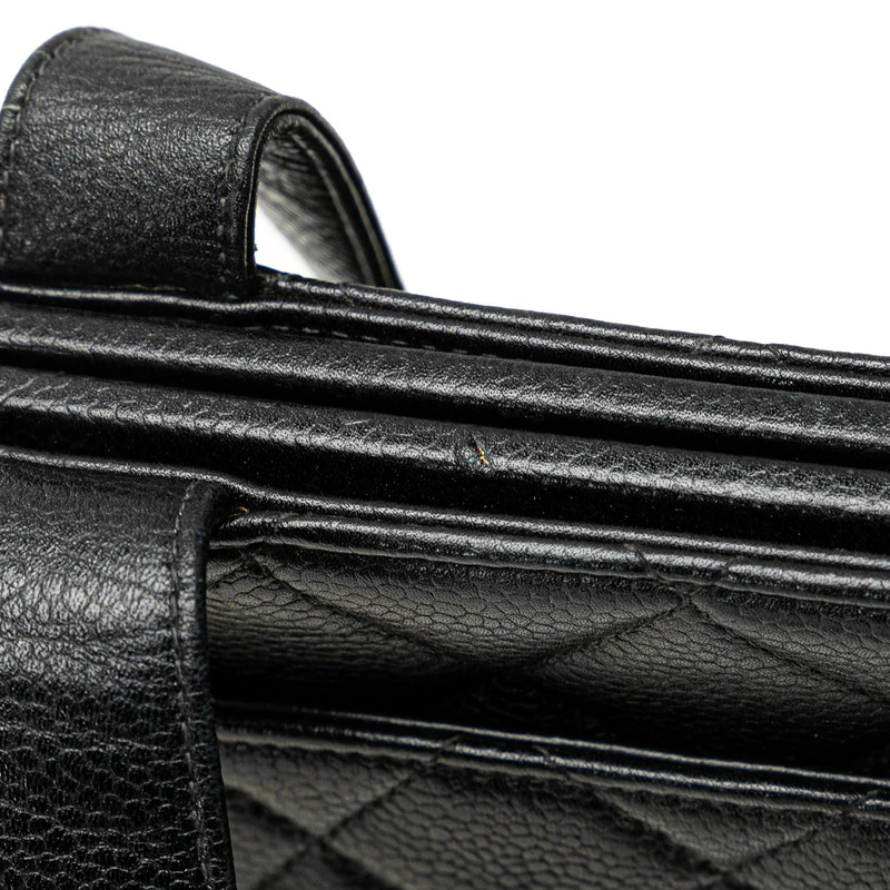 Chanel Caviar Skin Coco Mark Tote Bag