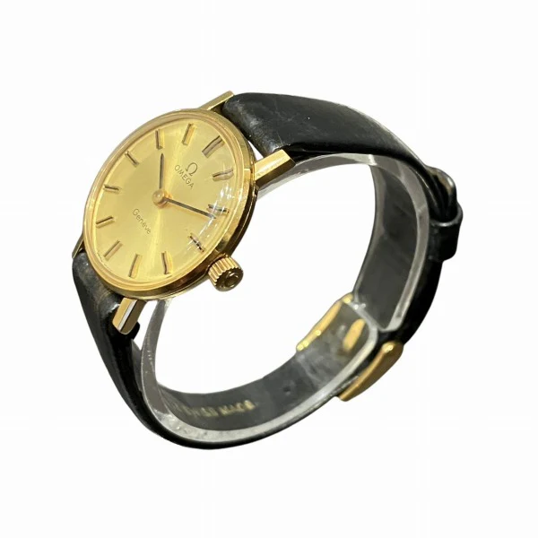 Omega Geneve Manual Vintage Gold Dial Watch