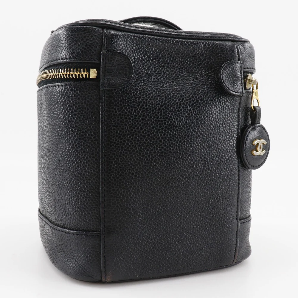 Chanel Caviar Skin Vanity Handbag