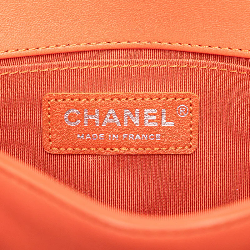 Chanel Boy Tweed Leather Chain Shoulder Bag