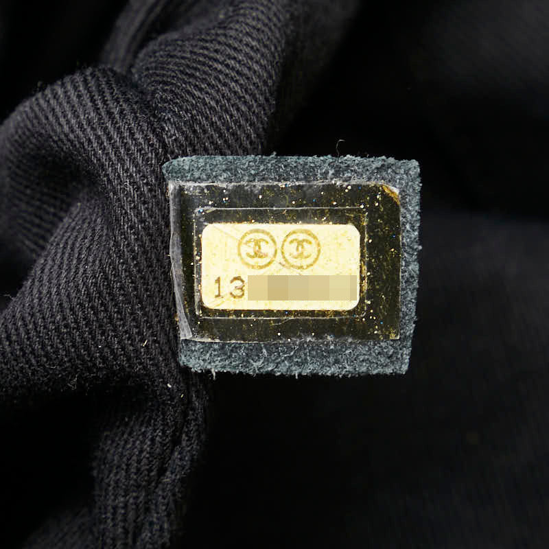 Chanel Camellia Chain Tote Bag Black