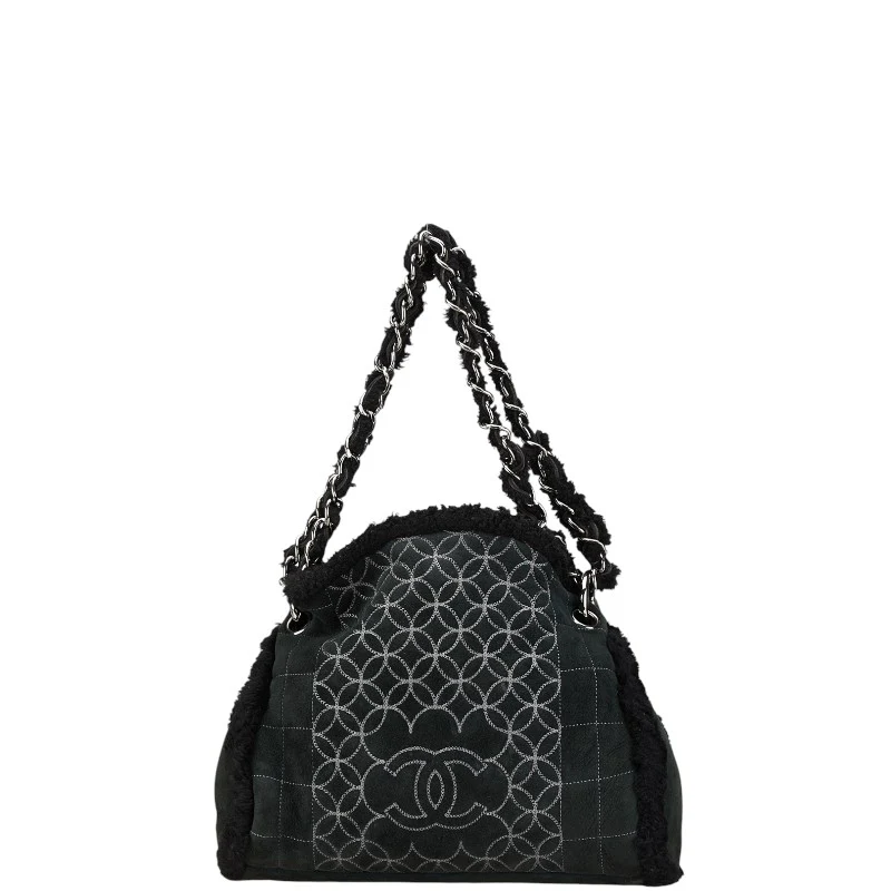 Chanel Suede Chain Shoulder Bag