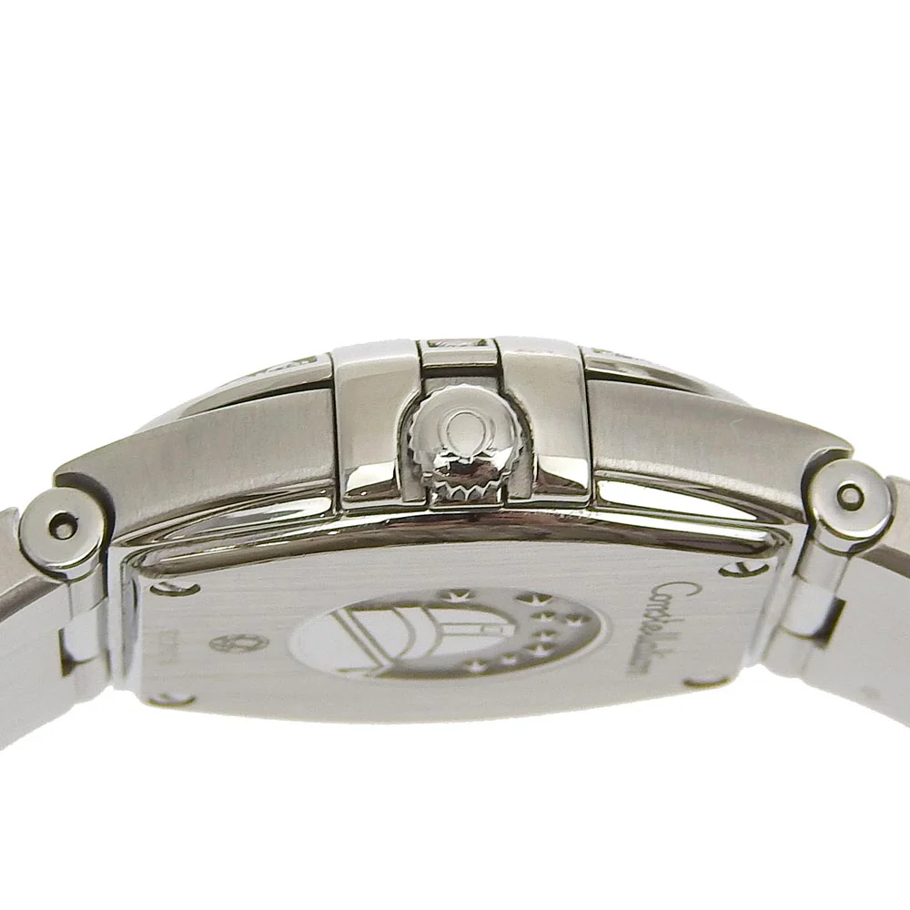 Omega Constellation Quartz Watch Stainless Steel Diamond