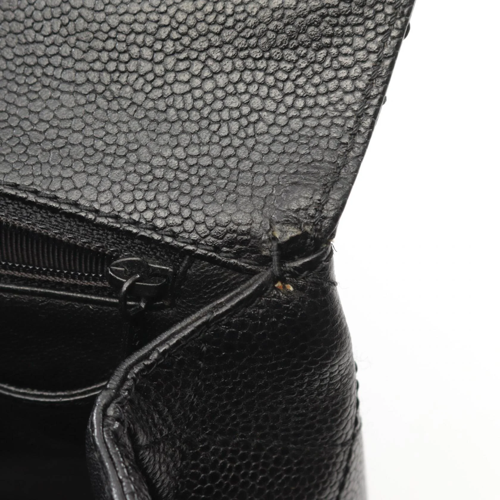 Chanel Matelasse Leather Handbag Black A12397