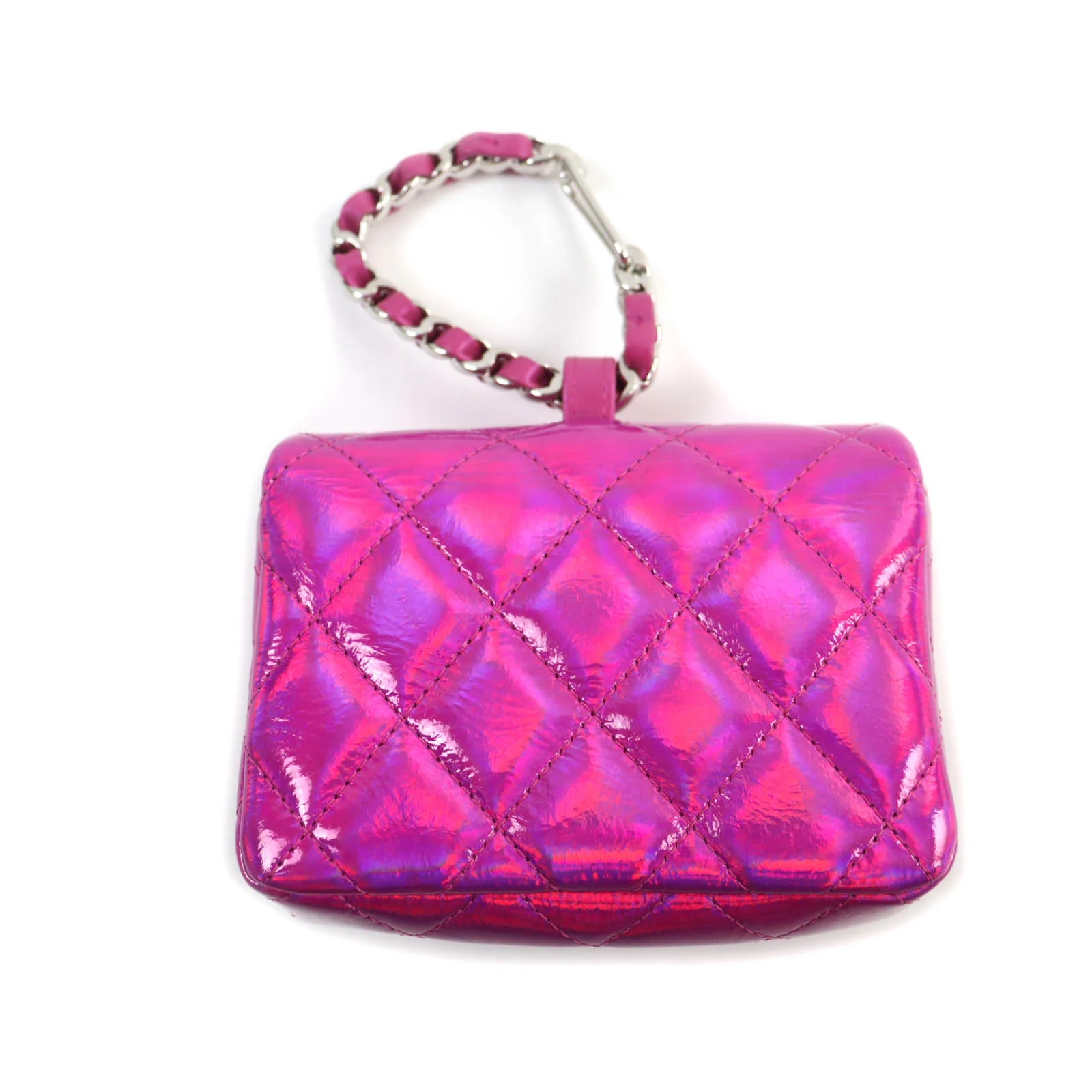 Chanel COCO Mark Matelasse Enamel Pouch