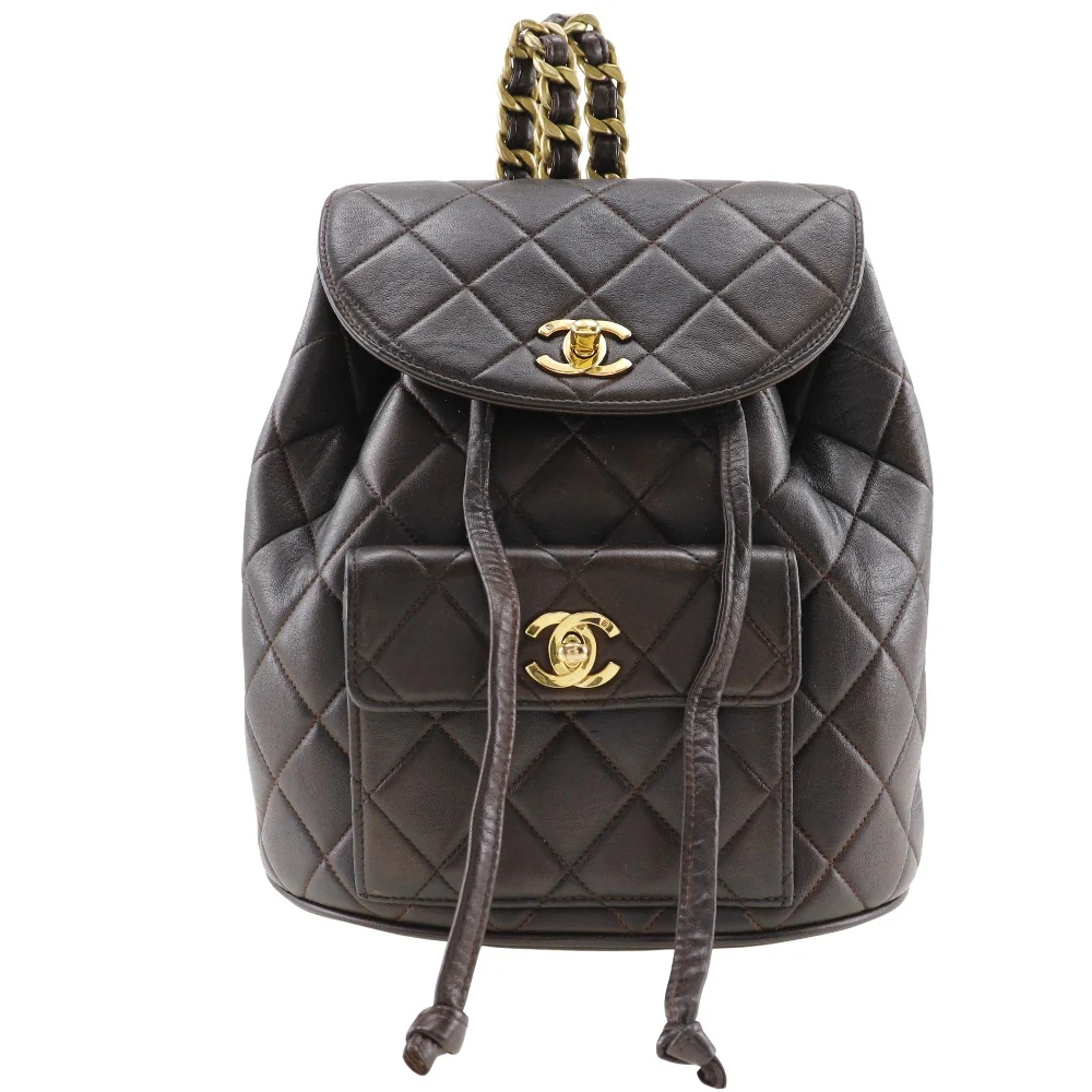 Chanel Matelasse Lambskin Backpack Vintage