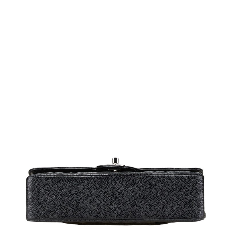 Chanel Caviar Coco Mark Matelasse Double Flap Bag