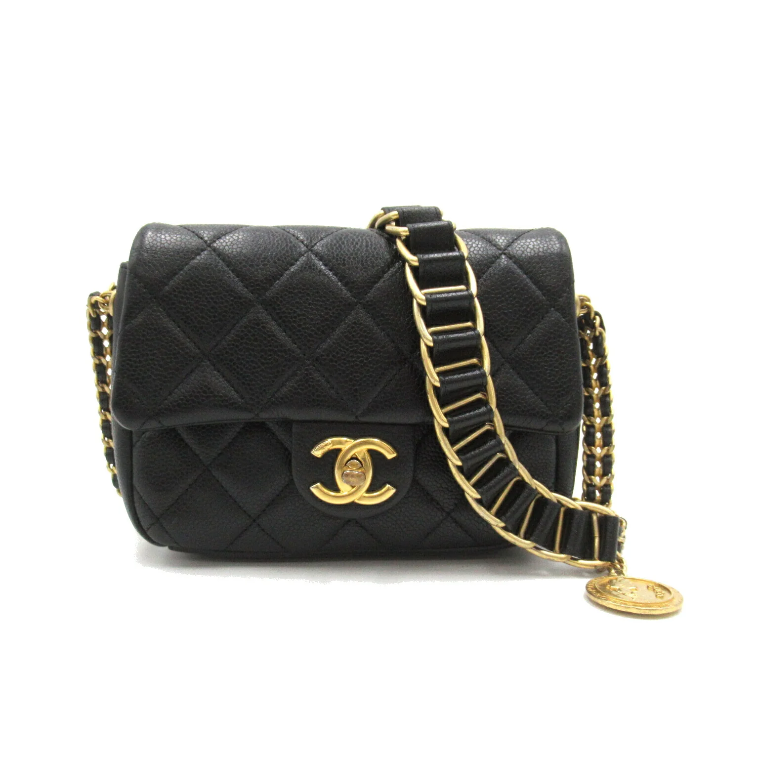Chanel Mini Matelasse Leather Shoulder Bag