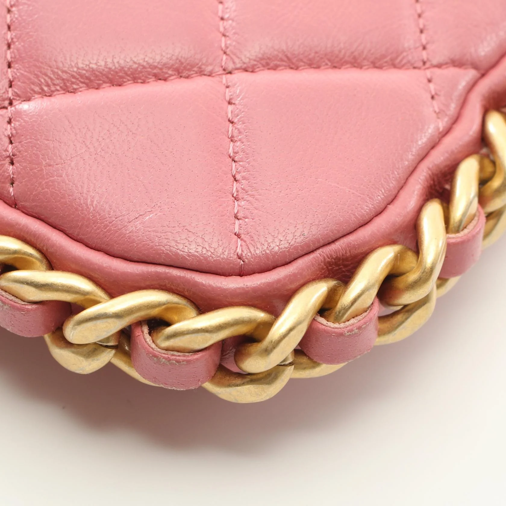 Chanel Lambskin Matelasse Chain Shoulder Bag