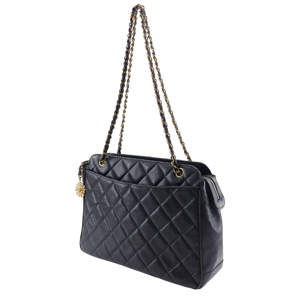 Chanel Caviar Skin Chain Shoulder Bag