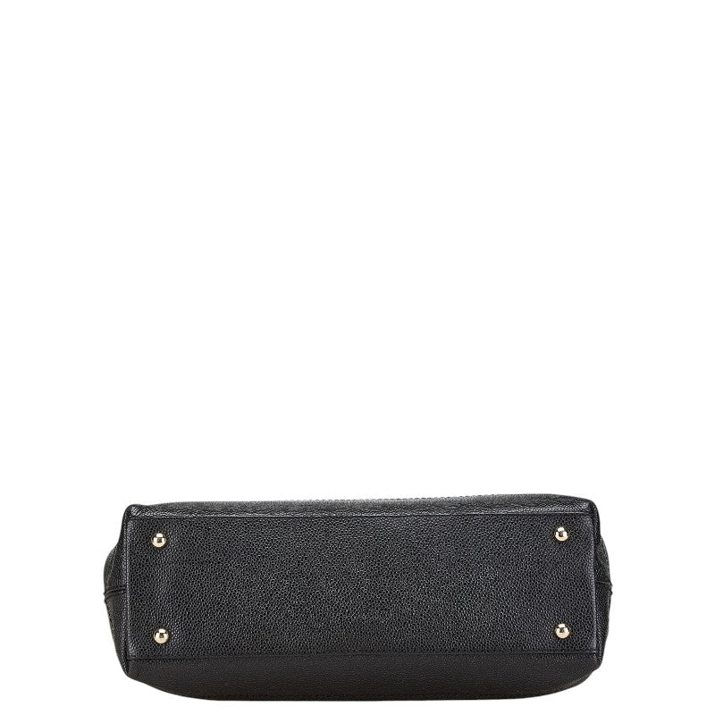 Chanel Caviar Skin Coco Mark Tote Bag