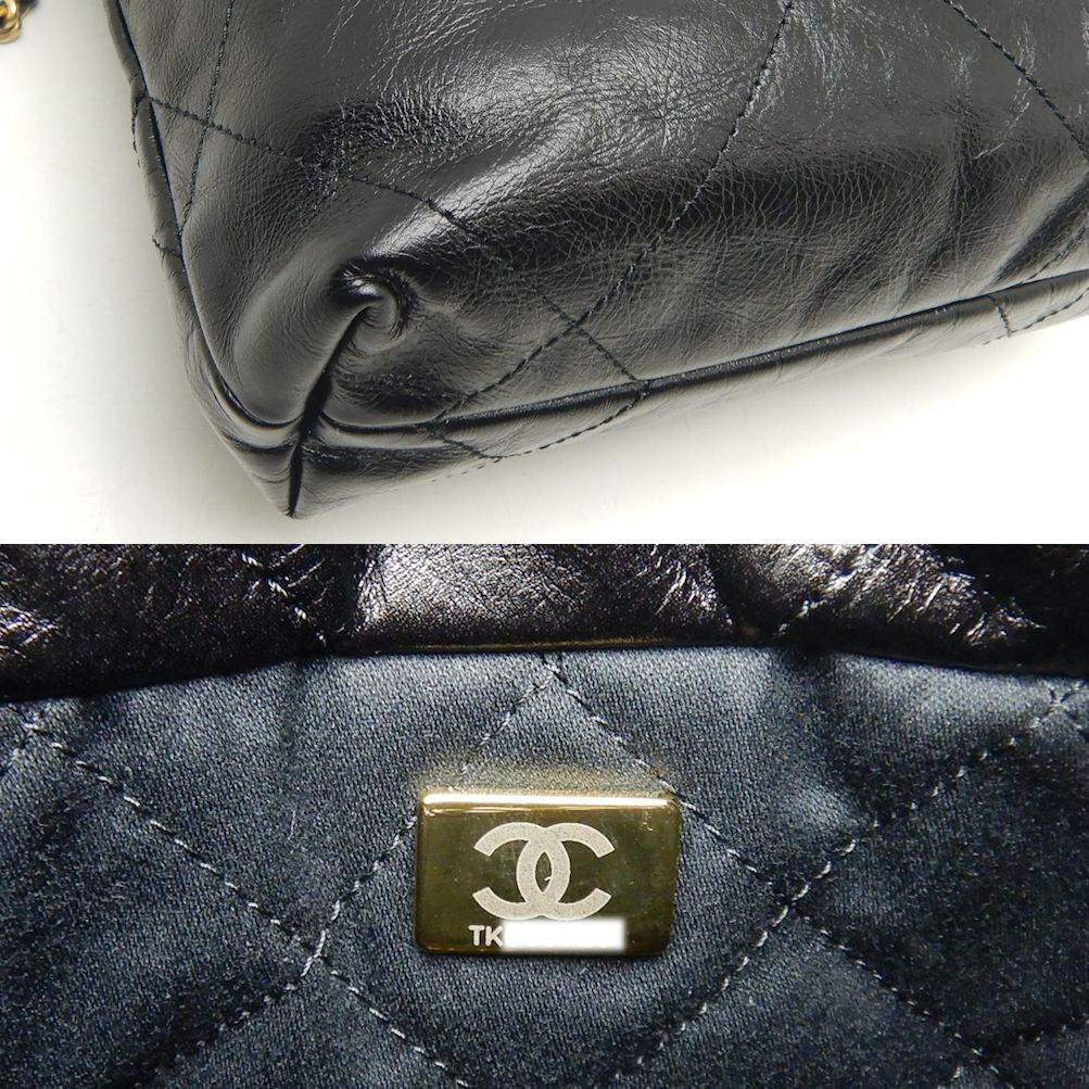 Chanel 22 Mini Handbag Shiny Calfskin