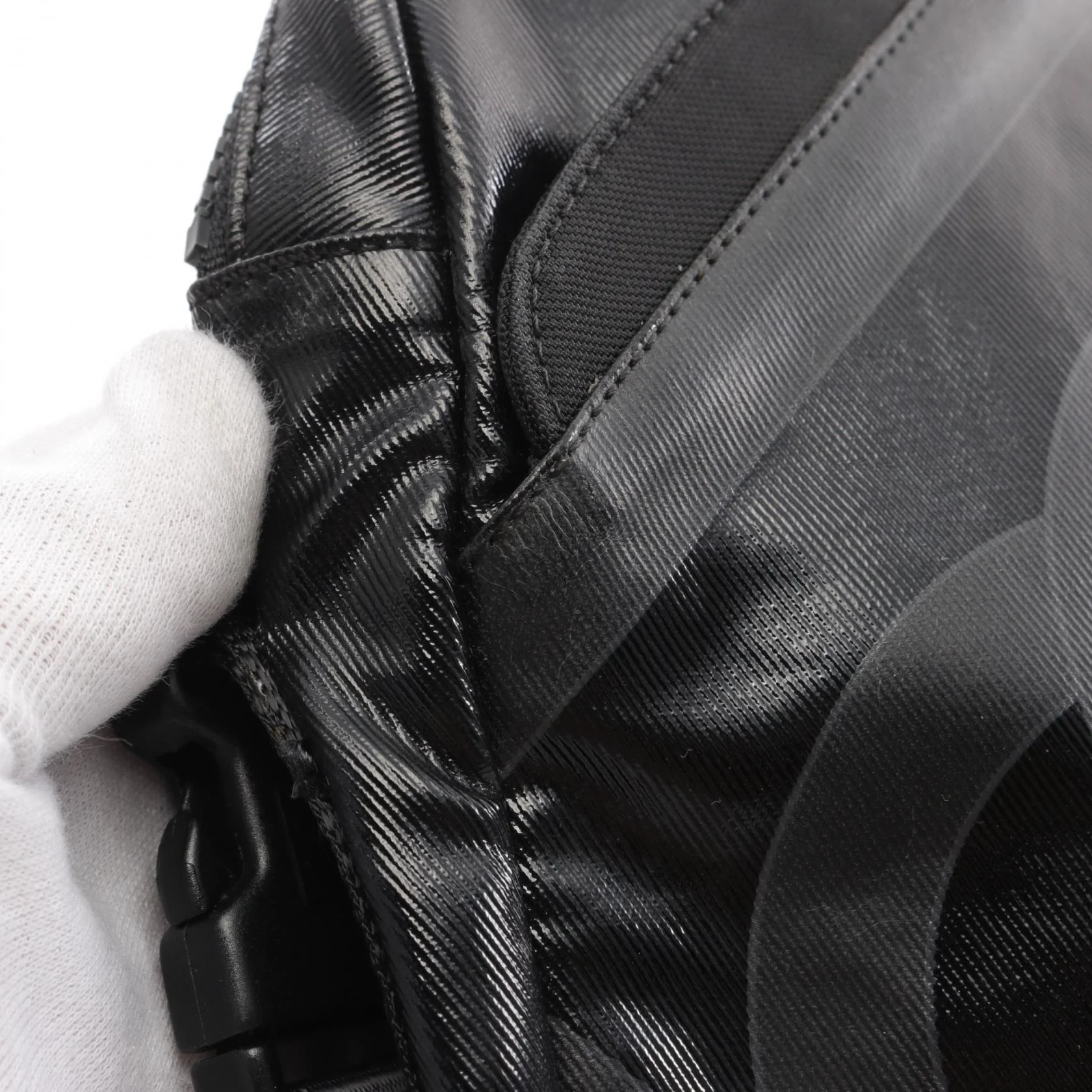 Chanel PVC Coated Canvas Shoulder Bag