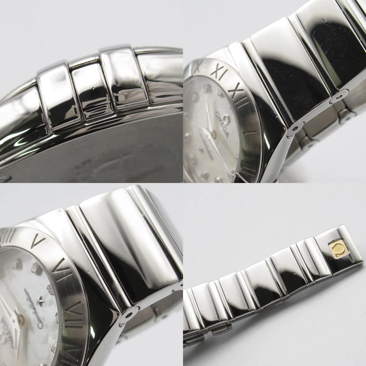 Omega Constellation Diamond Stainless Steel Watch