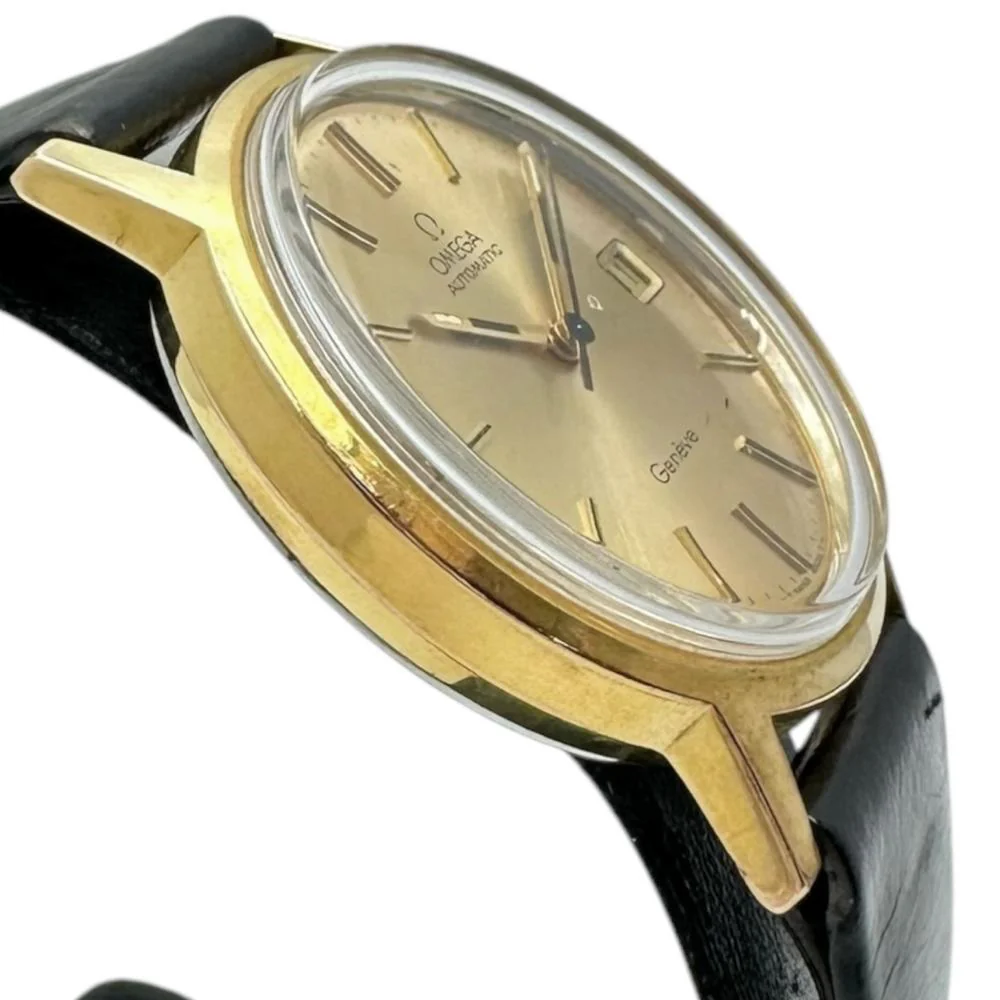 Omega Geneve Automatic Watch Gold/Black