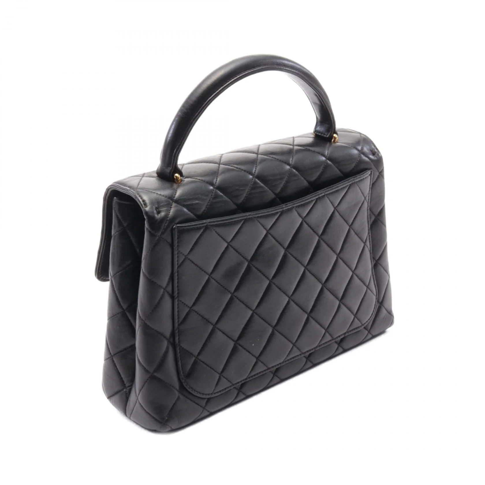 Chanel Matelasse Lambskin Handbag Black