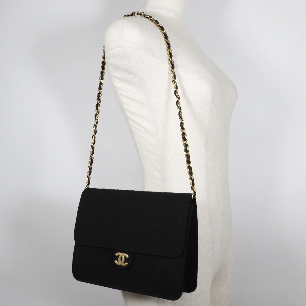 Chanel Cotton Chain Shoulder Bag