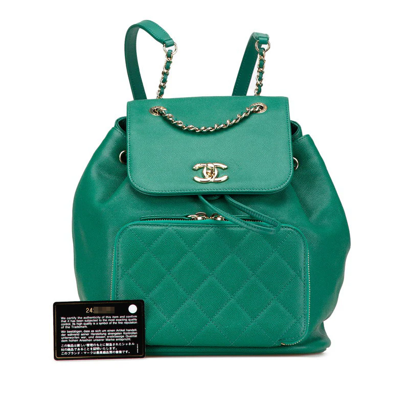 Chanel Caviar Skin Matelasse Backpack
