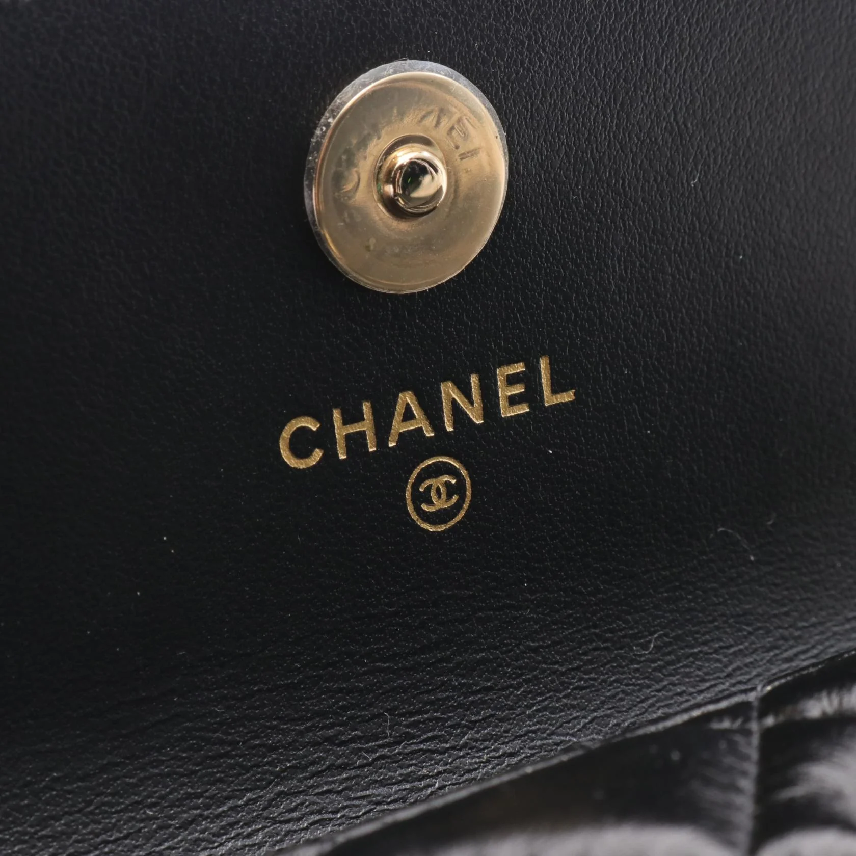 Chanel Matelasse Pearl Chain Shoulder Bag Black
