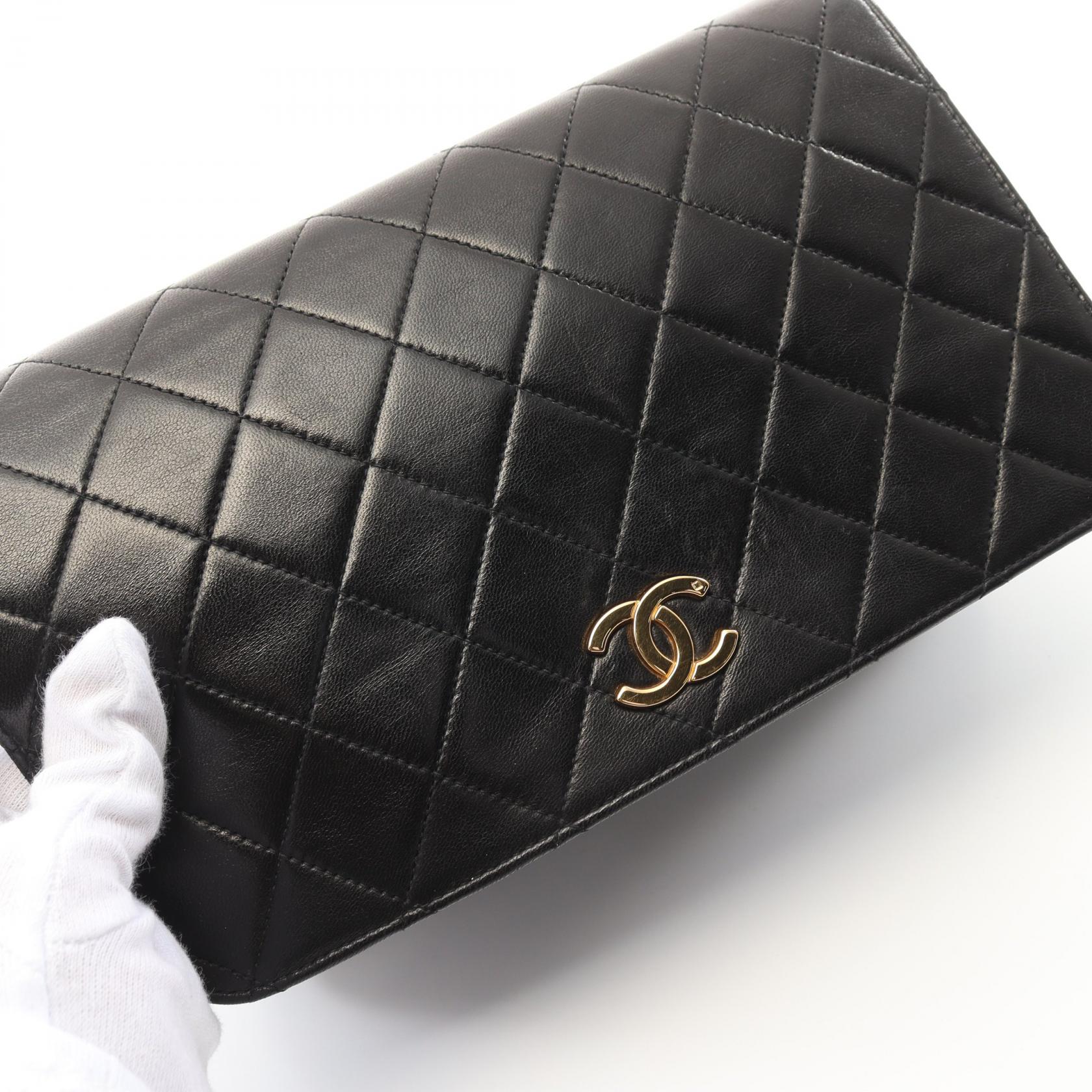Chanel Lambskin Matelasse Flap Shoulder Bag