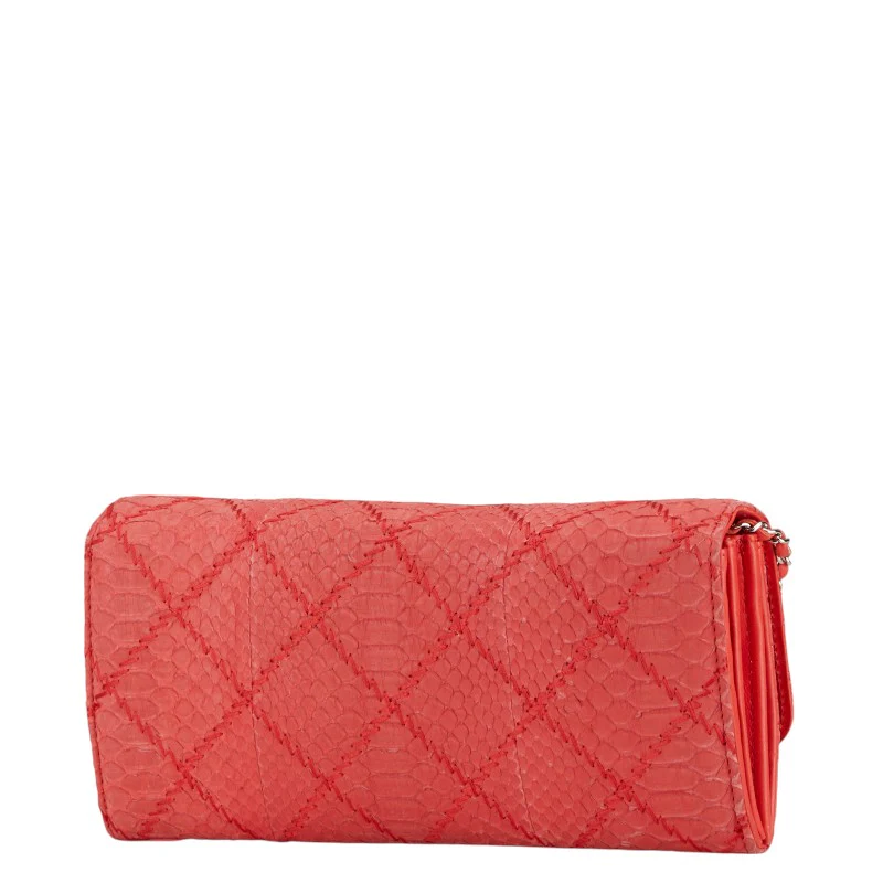 Chanel Python Chain Wallet Shoulder Bag