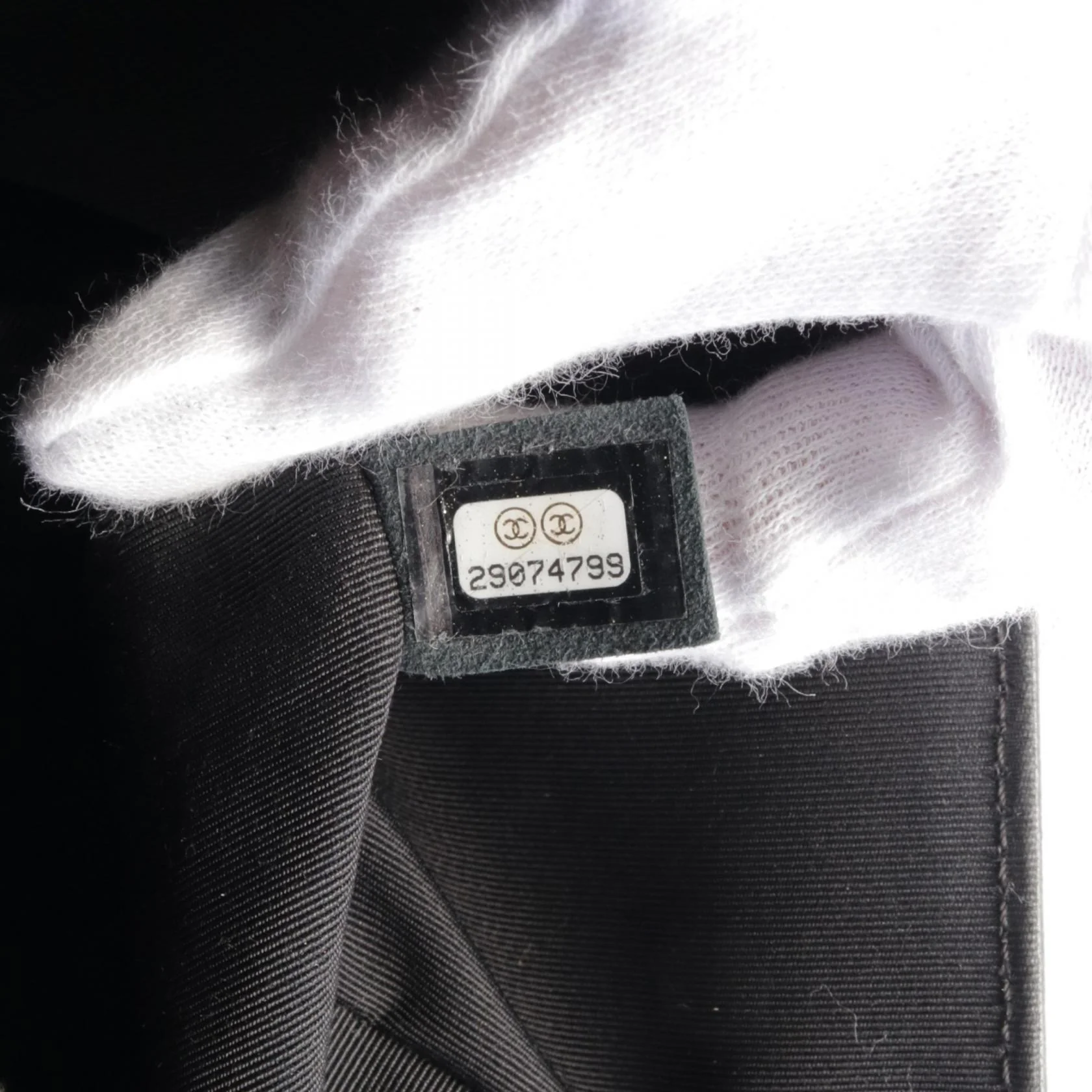 Chanel Chevron V-Stitch Lambskin Shoulder Bag