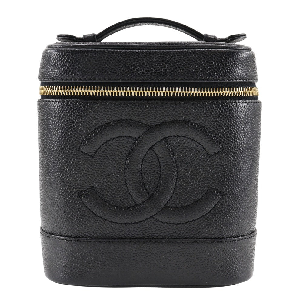 Chanel Caviar Skin Vanity Handbag
