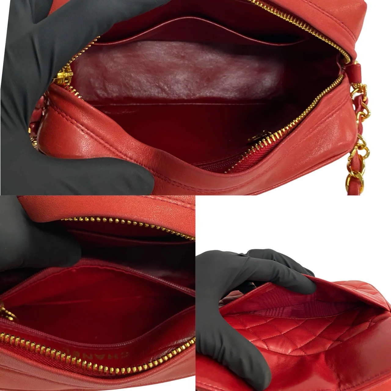 Chanel Lambskin Matelasse Tassel Chain Shoulder Bag