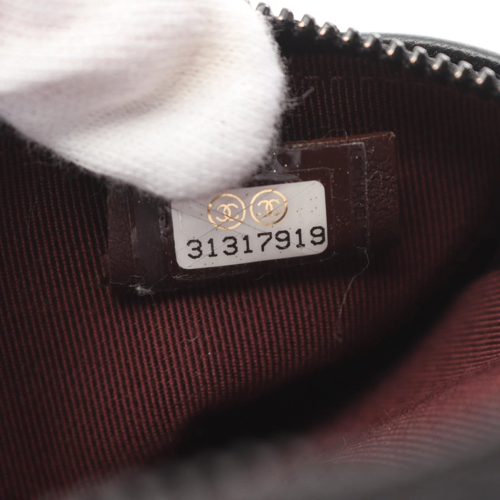 Chanel Lambskin Matelasse Mini Wrist Pouch