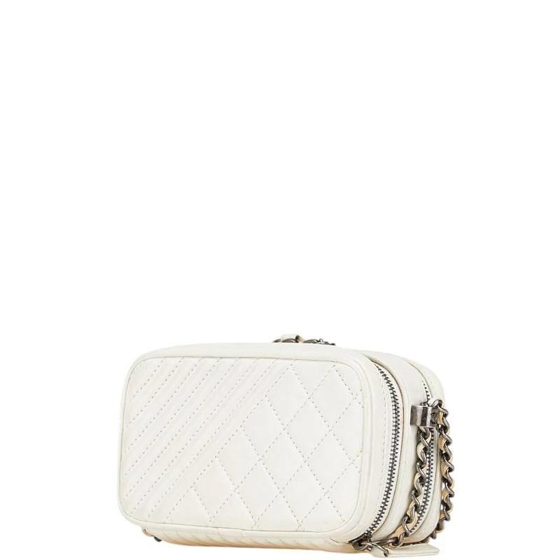 Chanel Boy Lambskin Chain Shoulder Bag