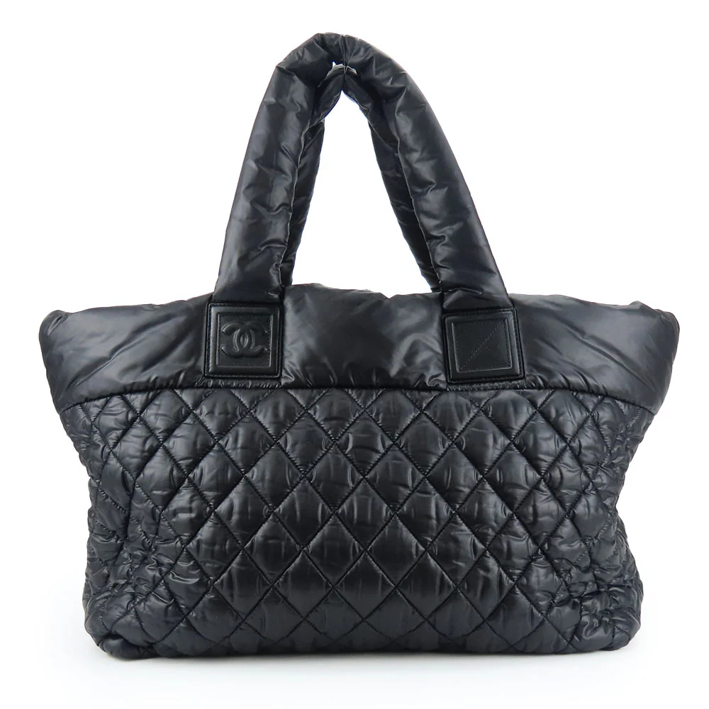 Chanel Cococoon Nylon Tote Bag Black