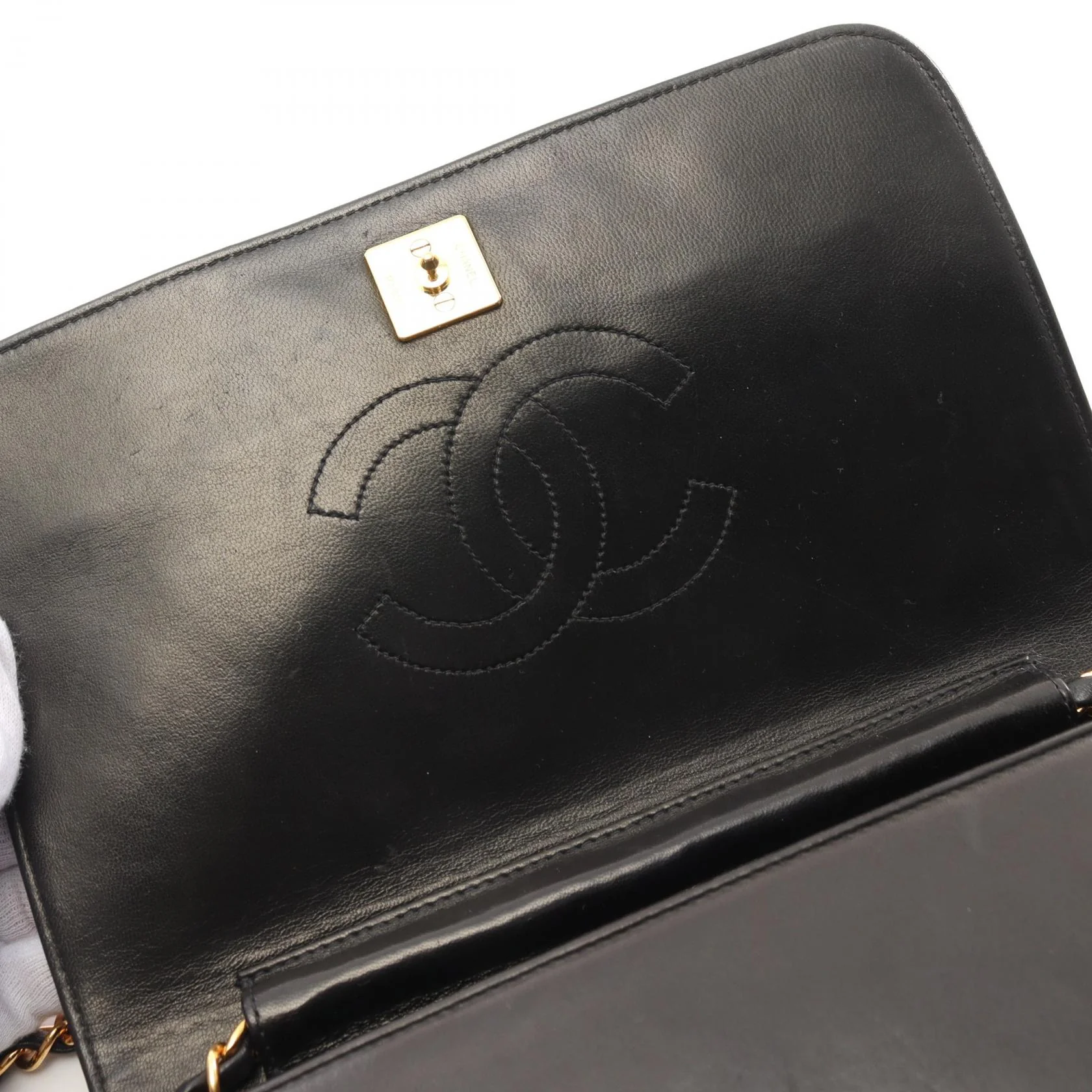 Chanel Lambskin Matelasse Flap Shoulder Bag