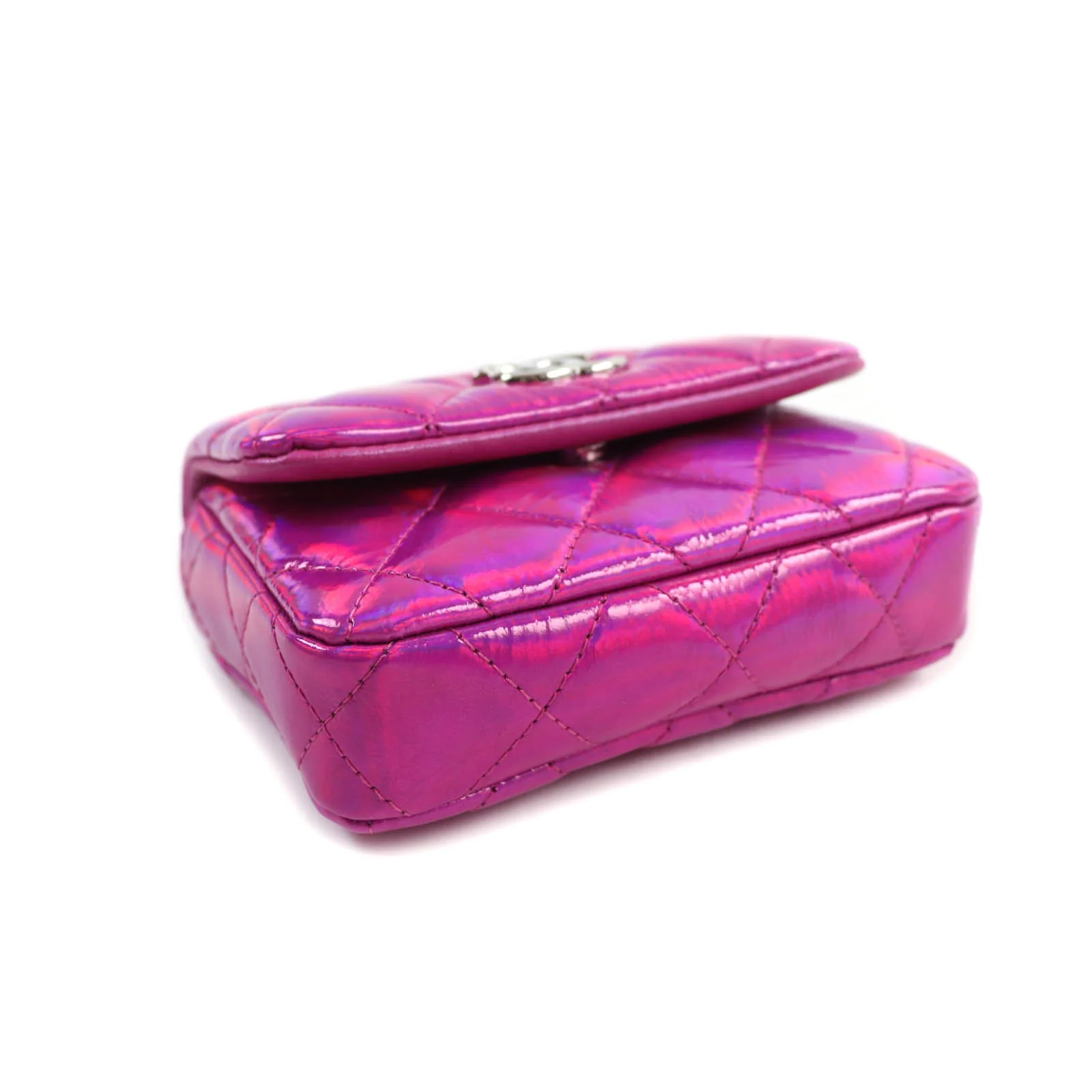 Chanel COCO Mark Matelasse Enamel Pouch